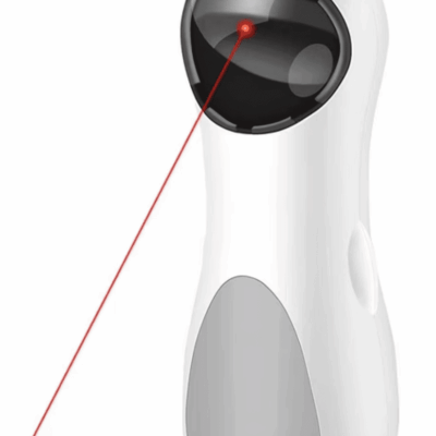 QiShi Automatic Cat Laser Toy, Random Moving Interactive Laser Toy, Cat Red Dot Exercising Toy
