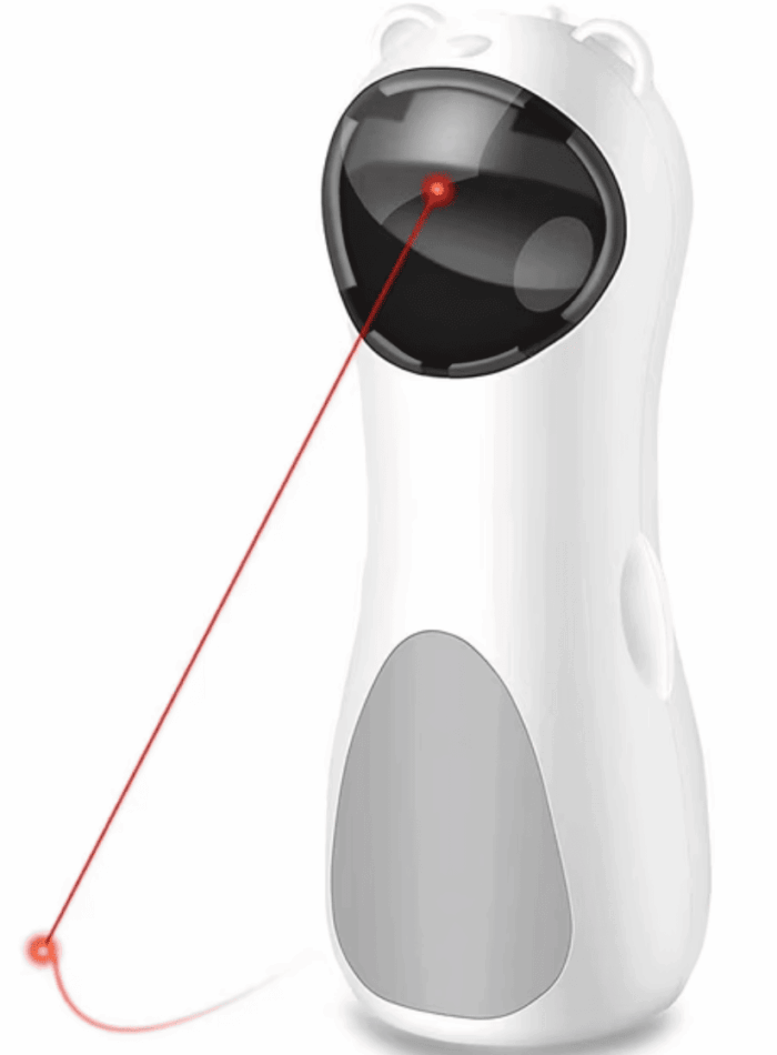 QiShi Automatic Cat Laser Toy, Random Moving Interactive Laser Toy, Cat Red Dot Exercising Toy