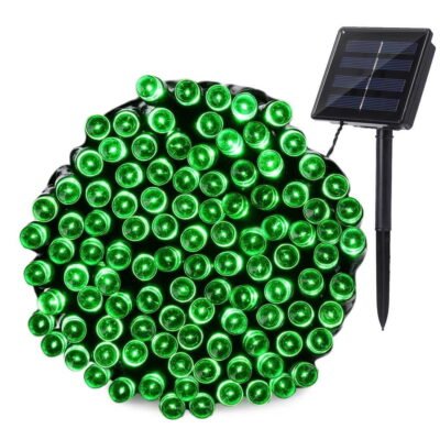 Somnr Outdoor Christmas Solar String Lights 72ft 200 LED Fairy Decoration String Lights for Garden Patio Party Wedding and ect.(Green)