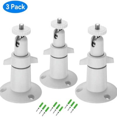 Adjustable Wall Mount Compatible with Arlo Ultra, Pro, Pro 2, Pro 3 & Other Compatible Models (3-Pack, White)