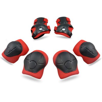 Somnr Kids Protective Gear Set Knee Pads for Kids 3-8 Years Toddler Knee and Elbow Pads with Wrist Guards 3 in 1 for Skating Cycling Bike Rollerblading Scooter