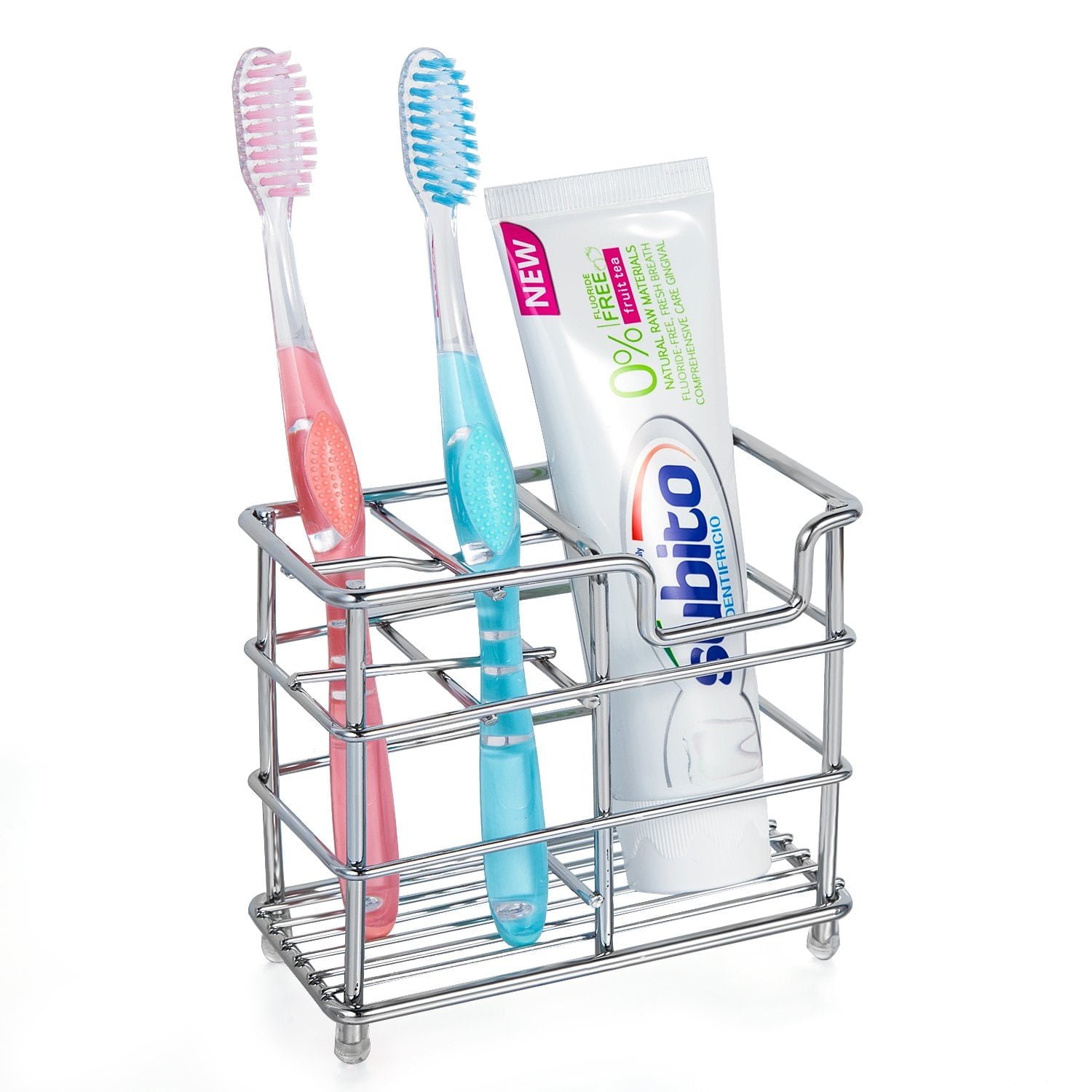 Somnr Stainless Steel Hygienic Bathroom Toothbrush Holder