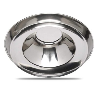 Stainless Steel Bowls for Puppies, Cats, and Dogs. Suitable for weaning, feeding, and litter feeding(10.23")