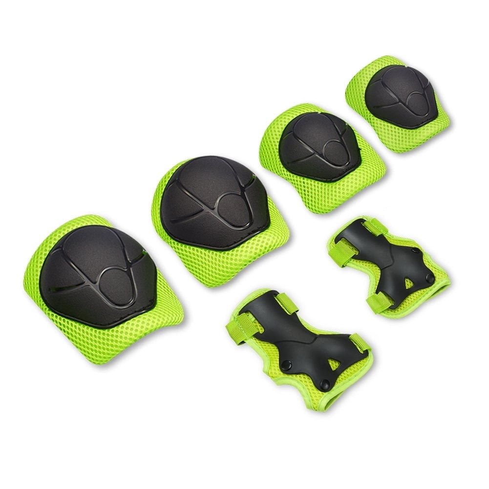 Somnr Knee Pads for Kids,Kids Protective Gear Set with Child Kids Knee and Elbow Pads & Wrist Guards 3 in 1 for Biking Skateboard Scooter Rollerblading Skating Cycling