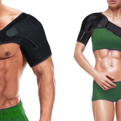QiShi Shoulder Brace - Rotator Cuff Support - Left/Right Arm Stabilizer for Men and Women - Immobilizer for AC Joint and Labrum Tear Pain