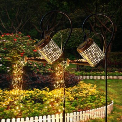 Qishi Auto Turn on/off Solar Landscape & Walkway Lights, Warm White/2Pack